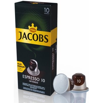 Jacobs Douwe Egberts Espresso Intenso Intenzita 10 - 10 ks