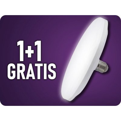 V-tac E27 LED žárovka UFO 16W, 3000K, 1+1 Teplá bílá 3000K