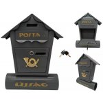 Poštovní schránka, šedá BX3448_Z BOXER – Zbozi.Blesk.cz