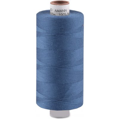 Polyesterové nitě návin 1000 m Aspo Amann Varianta: 1316 modrá jeans, Balení: 1 ks – Zboží Dáma