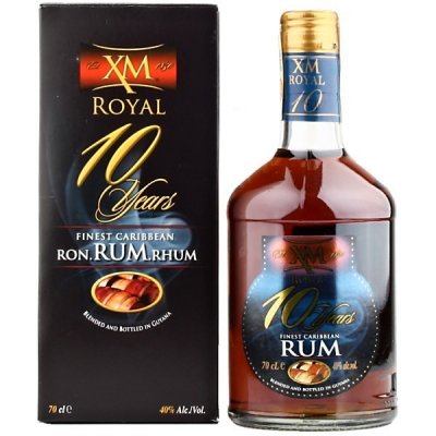 XM Royal Demerara Rum 10y 40% 0,7 l (tuba)