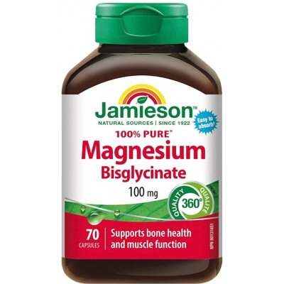 Jamieson Hořčík bisglycinát 100 mg 70 kapslí – Hledejceny.cz