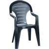 Zahradní židle a křeslo ALLIBERT BONAIRE zahradní židle grafit 17180277