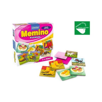 Granna - MEMINO Protiklady - Mé první hry 2-4 roky