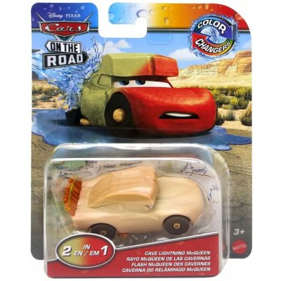 Mattel Disney Cars On the Road: Color Changers Jeskynní blesk McQueen HMD67 – Zbozi.Blesk.cz