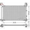 Autoklimatizace a nezávislé topení Kondenzátor, klimatizace DENSO DCN50133