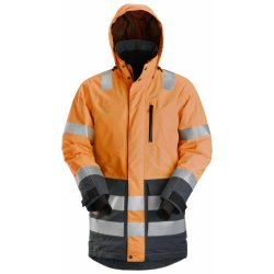 Snickers Workwear Parka voděodolná AW reflexní oranžová