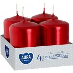 Bispol adventní 4/40/80 metalik červená – Hledejceny.cz