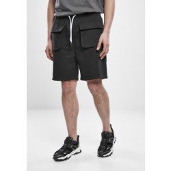 Urban Classics Big Pocket Terry Sweat shorts černé