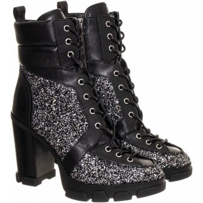 Michael Kors Ridley Lace Up Bootie Chunky Glitter dámské kotníkové boty – Zboží Mobilmania