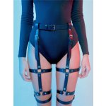 BONDAGE FASHION THIGH HARNESS DÁMSKÝ KOŽENÝ POSTROJ – Zboží Mobilmania