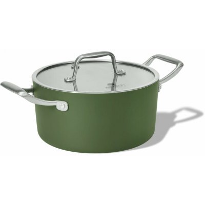 Elmich Nepřilnavý keramický hrnec Vital 18 cm 2 l olivově zelená – Hledejceny.cz