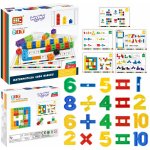 Matematická logická hra kostky a vzory 148 ks – Hledejceny.cz