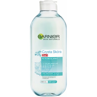 Garnier Skin Naturals micelární voda 3v1 pro citlivou pokožku 400 ml – Hledejceny.cz