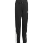 adidas ESSENTIALS 3-STRIPES FLEECE PANTS Černá Bílá – Zboží Dáma