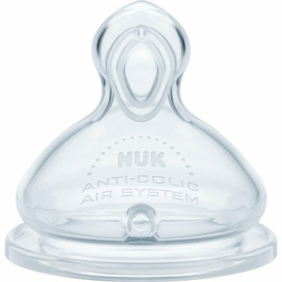 NUK First Choice Teat M savička na láhev 3m+ natural 2 ks – Zboží Mobilmania