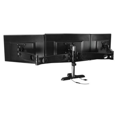 ARCTIC Z3 Pro (Gen 1) stolní držák pro 3 monitory, 13"-30" LCD, VESA, do 10 kg, 4-port USB (ORAEQ-MA013EU-GBA01) – Sleviste.cz