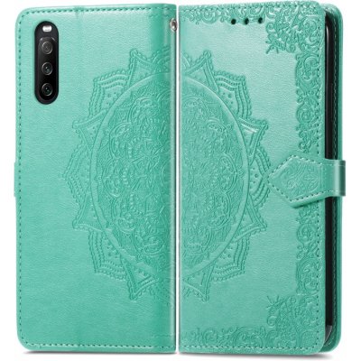 VSECHNONAMOBIL 32263 ART Peňaženkový kryt Sony Xperia 1 III ORNAMENT zelený – Zboží Živě