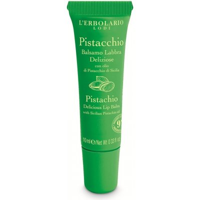 L'Erbolario Pistachio balzám na rty Balzám na rty se sicilskou pistácií pro suché a popraskané rty 10 ml – Hledejceny.cz