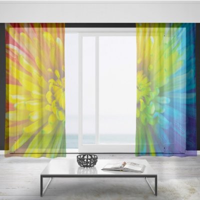 IMPAR Záclony Duhový květ (Rozměr záclony: 150x250) – Hledejceny.cz
