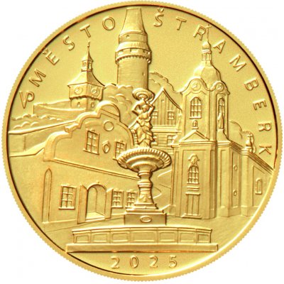 Česká mincovna zlatá mince Štramberk 5000 Kč 2025 Standard 1/2 oz – Zbozi.Blesk.cz