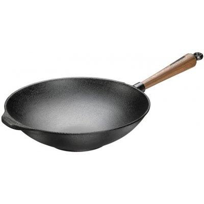 Skeppshult Walnut Tahi černá litinová pánev wok 30 cm