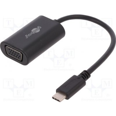 Goobay Adaptér; USB 3.0; D-Sub 15pin HD zásuvka,USB C 0,2m – Zbozi.Blesk.cz