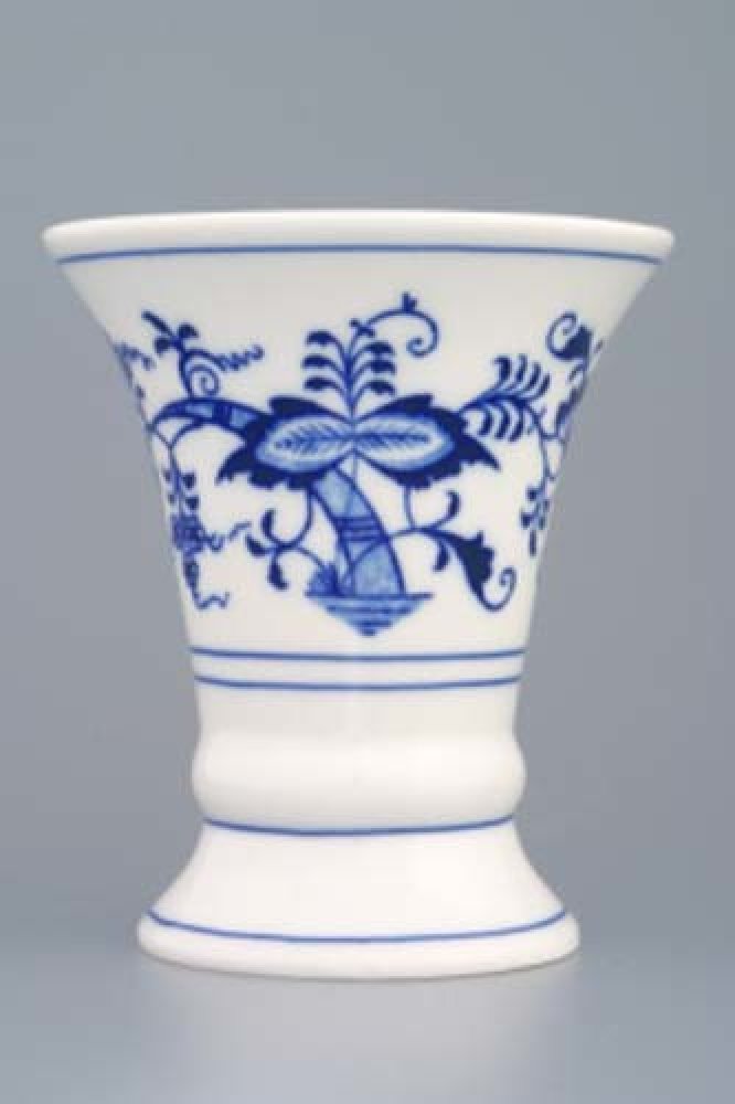 Cibulák váza 1213, 12 cm originální cibulákový porcelán Dubí, cibulový  vzor, (10169) | Srovnanicen.cz