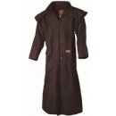 BUSH-SKINS Westernový australský kabát Riding coat hnědý