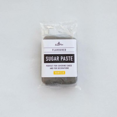 SweetArt potahovací a modelovací hmota vanilková Silver šedá 250 g – Zboží Mobilmania