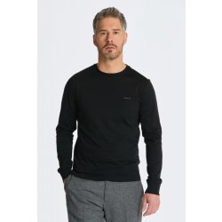 Gant tričko SLIM MERC JERSEY LS T-SHIRT černá