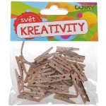 Kolíčky drěvěné 3 5 cm 15 ks a provázek – Zboží Dáma