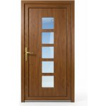 OknaDvereNaMiru.cz Vchodové dveře STYL Lucy ořech 100 x 215 cm – Hledejceny.cz