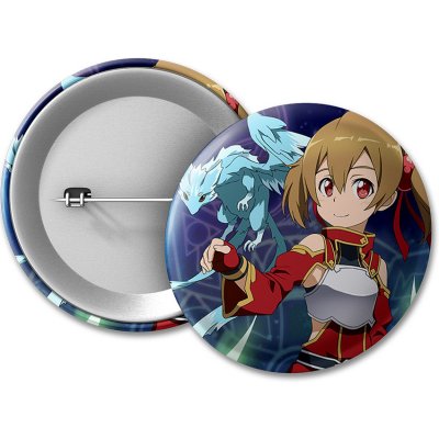 Sword Art Online Placka Silica - 50 mm – Zboží Dáma