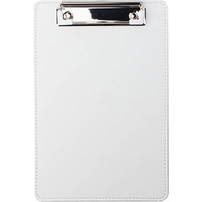 Desky s klipem A5 kožené bílé sublimace termotransfer – Zboží Dáma