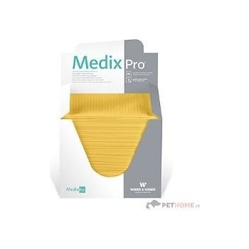 MedixPro Podložka skládaná v boxu 33 x 48 cm 80 ks žlutá