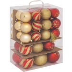 Atmosphera Nerozbitné vánoční koule vícebarevné 60 kusů vícebarevný – Zboží Mobilmania