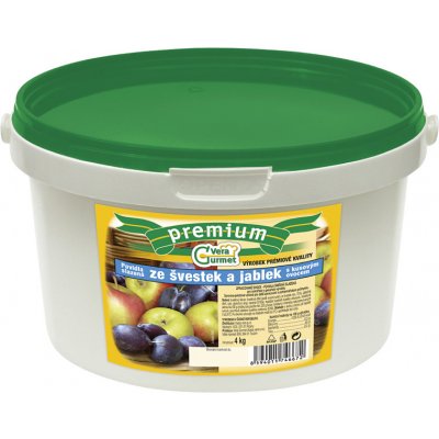 Vera Gurmet švestková Povidla extra 4 kg – Sleviste.cz