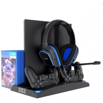 iPega P4009 Charging Station PlayStation 4, Dualshock a Headset