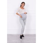 Těhotenské kalhoty MI3672 šedé – Zboží Mobilmania