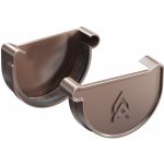 Gutta Aqua Plastové čelo žlabu 150 mm hnědá pravé 150 mm – Hledejceny.cz