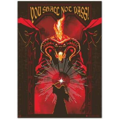 Grupo Erik editores Plakát Pán prstenů - Balrog, svítící – Sleviste.cz