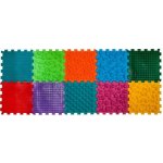 Ortek "Masážní ortopedická podložka Puzzle Mix" 10 modulů – Zboží Mobilmania