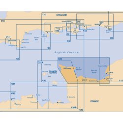 Námořní mapa Imray C32 Baie de Seine - Le Havre to Cherbourg IMC32