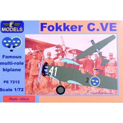 models Fokker C.VE Sweden 1932-1940 3x camo LF PE7212 1:72