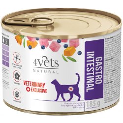 4Vets Natural Cat Gastro Intestinal 6 x 185 g
