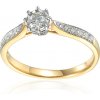 Prsteny iZlato Forever zlatý briliantový zásnubní prsten IZBR641