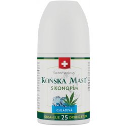 Swissmedicus Koňská mast s konopím chladivá roll-on 90 ml