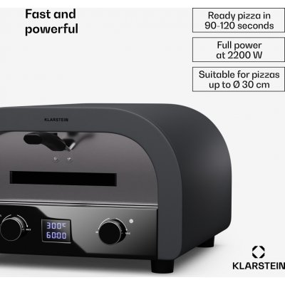 Klarstein FornoVetro POV6-Kl-NA-P-BK – Zboží Mobilmania