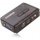 Edimax EK-UAK2 KVM přepínač, 2 porty, USB, desktop + 2x KVM kabel